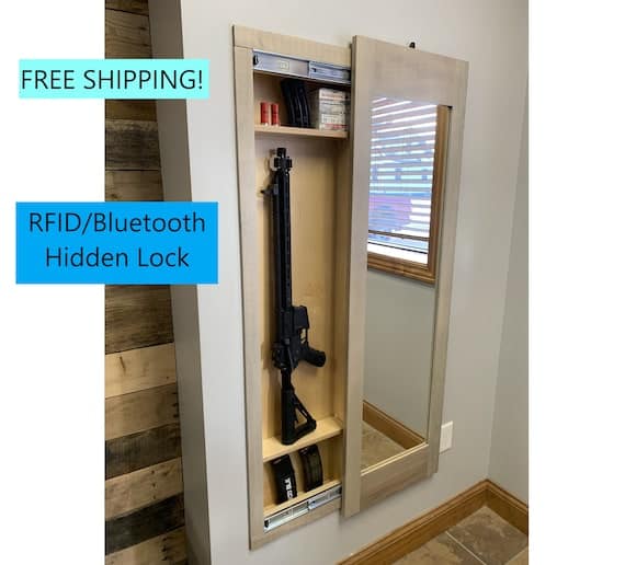 Diy Inwall Gun Safe Between Studs